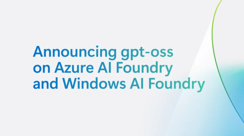 New Open Models Openai are available at the Azure AI foundry